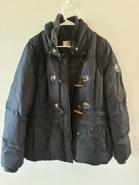 Donatella Coat Women's Large Black Puffer Winter Down Waterfowl Fill Outdoors